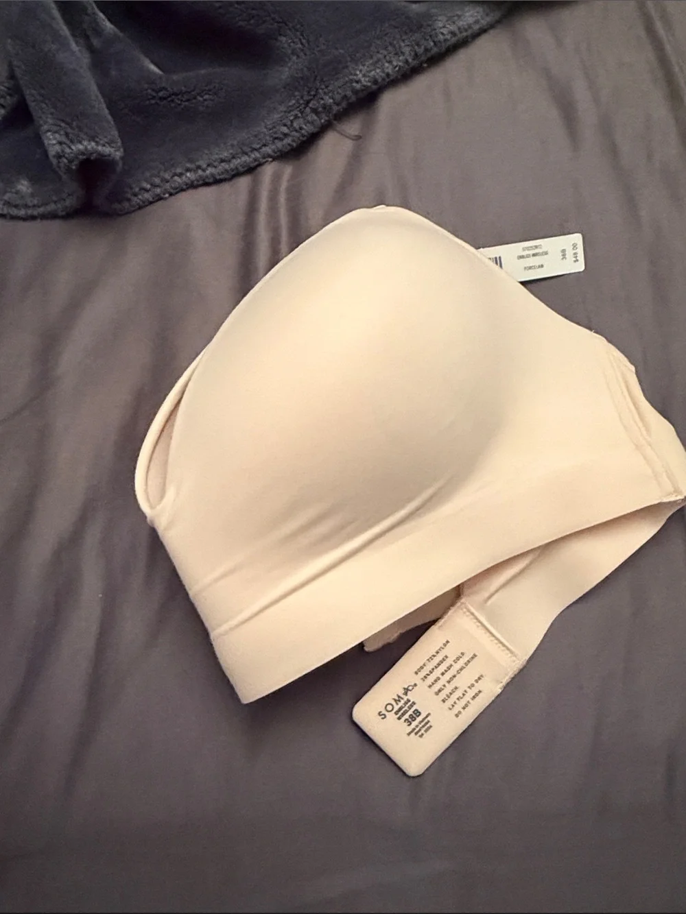 Soma Seamless T-Shirt Bra in Cream